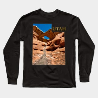 Utah State Outline - Canyonlands National Park Long Sleeve T-Shirt